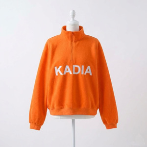 Sweat-shirt à capuche KADIA pour homme, 100% coton, écologique, surdimensionné, en polaire, avec col à capuche, hiver, 430g, fermeture éclair quart de tour - Product Image 2