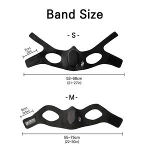 Respiradores y máscaras para desarrollar los músculos respiratorios, entrenamiento de respiración, máscara deportiva, máscara de ejercicio fácil de usar para entrenamiento duro - Product Image 3