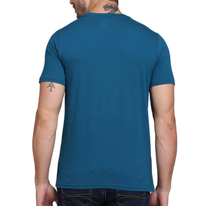 T-shirts décontractés pour hommes en coton 100% personnalisés, dernière conception, impression sérigraphique, haute qualité, anti-boulochage, 180g, coupe ample – Vente en gros fabricant - Product Image 4