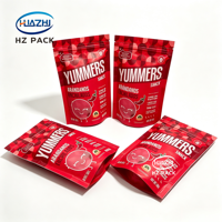 Sachet d'emballage refermable imprimé par gravure pour noix de cajou, graines de tournesol, sachet à fermeture éclair vertical pour chips et snacks, emballage sans BPA