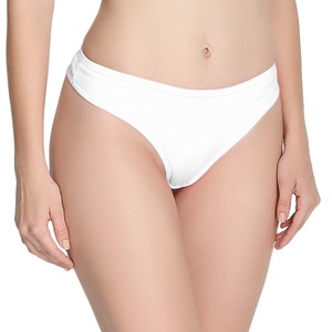 Sous-vêtements string pour femmes en tricot uni sans couture, taille basse, respirants, OEM provenant d'un fournisseur du Bangladesh - Product Image 5