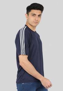 Camiseta Casual de Algodón Premium, Tela Suave y Elegante, Color Sólido, Uso Diario, Secado Rápido, Manga Corta, Fabricada en India - Product Image 2
