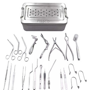 PISSCO Septum Correction Surgical Tools Septoplasty Surgery Instruments Set 23 Pcs Rhinoplasty Septoplasty Instruments Set - Product Image 1
