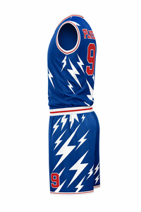 Uniforme de Baloncesto de Primera Calidad para Hombre, Diseño Personalizado Rojo Fuego, Uniforme Deportivo Personalizado - Product Image 5