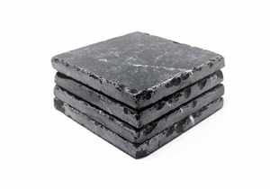 Premium <b>Marble</b> <b>Coaster</b> Set of 4 Pieces Natural Stone Finish with Cork Backing Absorbent Drink <b>Coasters</b> for Home Decor - Product Image 4