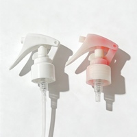 Mini pulvérisateur à gâchette personnalisé en plastique, buse de pulvérisation avec verrouillage anti-fuite, durable, rechargeable, pompe de pulvérisation de remplacement pour bouteilles de cosmétiques