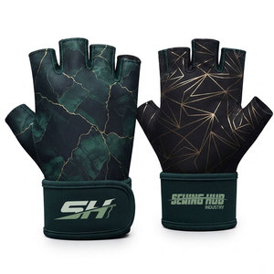 Gants de fitness pour hommes à impression par sublimation, qualité supérieure, motif marbré, légers, prix de gros, gants d'exercice pour la salle de sport - Product Image 1