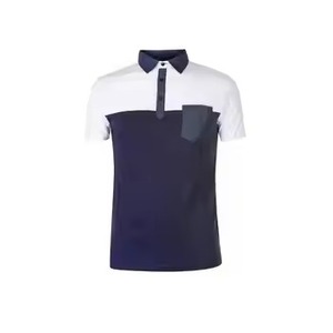 Camiseta Deportiva de Golf de Manga Corta, Tejida, Antiarrugas, de Secado Rápido, con Estampado, para Trabajo Casual y Atletismo - Product Image 3