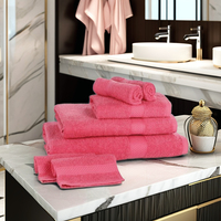 Nouvelle conception, ensemble de serviettes de bain 100 % coton égyptien de couleur unie, séchage rapide, sans azo, pour salle de bain, fabriqué en Inde