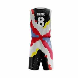 Maillot et short sans manches personnalisés à séchage rapide, design unique, sublimation, pour adulte, respirant, vêtements de sport, logo imprimé. - Product Image 3