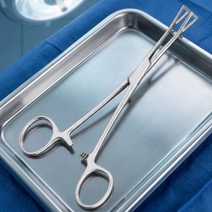 Pinces hémostatiques droites en acier inoxydable, instrument chirurgical manuel certifié CE Classe I - Product Image 2