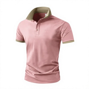 Men's Black for Shirt Short Sleeve Digital Printing Logo Breathable Casual Knitted Solid Front Design Polyester/Cotton Jersey - Product Image 1