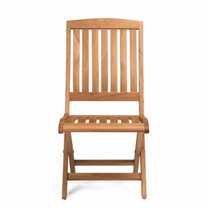 Chaise de salle à manger pliante en rotin avec accoudoirs, design contemporain, dossier à lattes et pieds en X pour une utilisation en salle à manger - Product Image 5