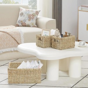 Set Of 3 Hand-Woven <b>Storage</b> <b>Baskets</b> For Organizing Handmade <b>Storage</b> <b>Basket</b> Wholesale eco-friendly Made in Vietnam - Product Image 5