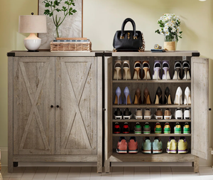 Meuble à chaussures moderne en bois massif pour salon, de qualité supérieure, à prix avantageux, directement du fabricant - Product Image 2