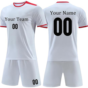 Uniformes de Fútbol Sublimados de Alta Calidad para Hombre y Mujer, 100% Poliéster, con Logotipo Personalizado, Nuevo Diseño, Camisetas y Pantalones Cortos - Product Image 5