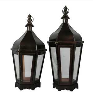 <b>Brass</b> <b>Lantern</b> Decorative Candle Holder Indoor Outdoor Home Decoration Durable Metal <b>Lantern</b> with Intricate Design - Product Image 3