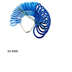 Plastic Ring <b>Gauge</b> Finger Size Set British Standard 32 Rings Colored Jewelry <b>Measuring</b> <b>Tool</b> |Item No GS-880B - Product Image 2