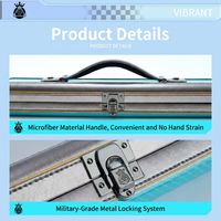 Étui de queue de billard et de snooker vibrant en carbone à 2 emplacements, produit très demandé pour queue de 59' (149,5 cm)