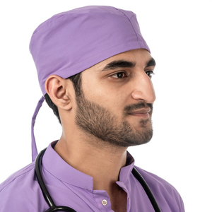 Customized Material Striped Waterproof Hospital <b>Scrub</b> <b>Caps</b> for Healthcare Staff Doctors Nurses Unisex Adjustable Price - Product Image 4