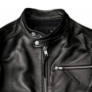 New Fashion Mens Leather <b>Biker</b> <b>Jacket</b> Premium Quality Motorcycle Leather <b>Jacket</b> For Men Trendy Outerwear - Product Image 5