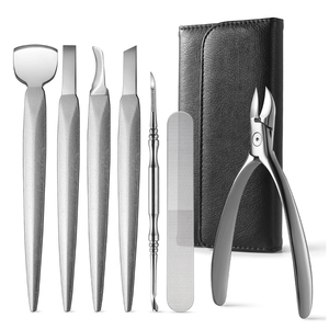 Ensemble de pédicure en acier inoxydable de qualité supérieure, entièrement personnalisé, facile à utiliser, idéal pour les soins personnels et la podologie. - Product Image 1