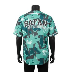 Camiseta 100% algodón para hombre, corte holgado, estampada, estilo béisbol, transpirable, con paneles de poliéster sublimados, diseño de logotipo personalizado. - Product Image 2