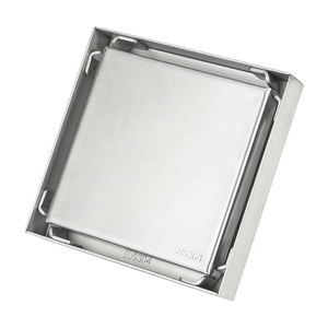 Drain <span class=keywords><strong>de</strong></span> sol moderne en acier inoxydable 10*10cm, insert <span class=keywords><strong>de</strong></span> carrelage invisible, drain <span class=keywords><strong>de</strong></span> <span class=keywords><strong>douche</strong></span> durable, anti-odeur, drain <span class=keywords><strong>de</strong></span> sol pour salle <span class=keywords><strong>de</strong></span> bain pour hôtels - Product Image 6