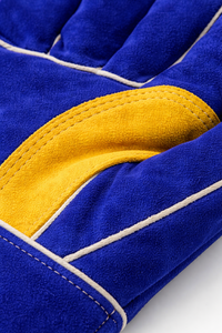 Guantes de Seguridad Industriales de Cuero con Puño Largo, Resistentes al Calor, Protección para Manos, para Trabajos de Pulido y Metalurgia - Product Image 4