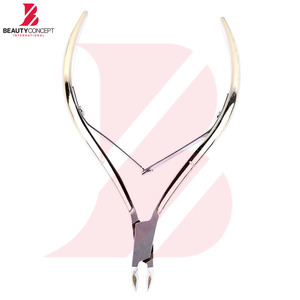 Cortacutículas Premium Color Oro Champán, Tijeras de Acero Inoxidable de Precisión para Piel Muerta, Herramienta Profesional de Belleza para Salón - Product Image 3