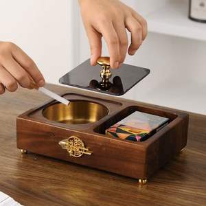 Caja de Regalo de Madera Grabada con Logotipo Personalizado de Alta Gama, Caja de Embalaje de Madera Maciza Premium con Cierre Magnético para Joyas, Relojes, Regalos - Product Image 1