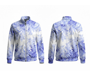Modern Style Sublimated Sports Zip <b>Jacket</b> Running and Fitness Wear Warm Breathable Quick Dry | Sizes Men Women Youth - Product Image 5