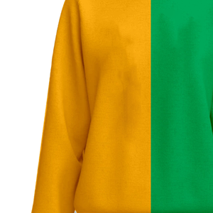 New Arrival Two Tone Sorority Embroidered logo Crewneck Women Sweatshirt Women Oversized Cotton College & School Wear Pullover - Product Image 2