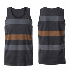 Camiseta sin Mangas para Hombre, Cuello Redondo, de Secado Rápido, para Deporte, Running, Gimnasio, Transpirable, Estampada, Ligera, Precio Económico, Nueva Llegada - Product Image 5