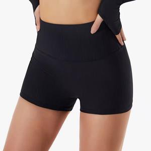 Shorts de Yoga de Cintura Alta sin Costuras para Mujer, al por Mayor, Personalizados, OEM, Ajuste Regular, Compresión, para Correr y Gimnasio, Lavados, Ecológicos - Product Image 2