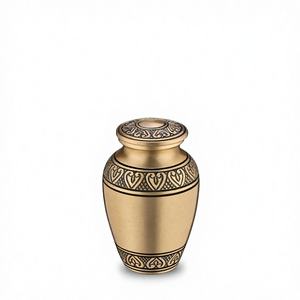 Urna Funeraria Clásica Dorada para Recuerdos - Product Image 2