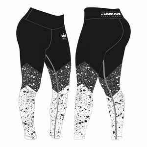Mallas de alta calidad sublimadas personalizadas, mallas deportivas para mujer, pantalones de Yoga en forma de V, Material suave transpirable - Product Image 6