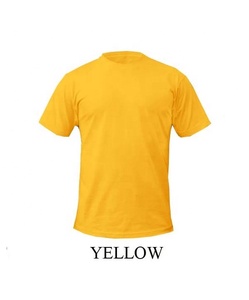 Vente en gros de t-shirts d'été décontractés en poly coton mélangé promotionnels personnalisés de base Stock uni hommes col rond hommes t-shirts vierges col O - Product Image 2