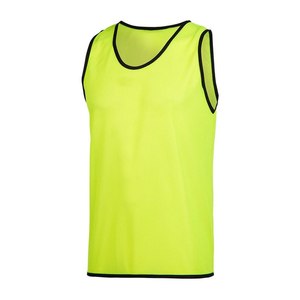 Red Mesh Football <b>Bibs</b> Breathable Water Resistant Outdoor Use Sleeveless <b>Sports</b> Practice Jersey Custom Logo Available - Product Image 2
