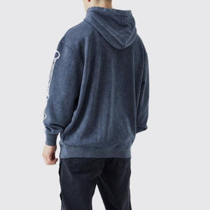 Vente en gros Best Basics, Sweat à capuche pour homme en mélange de coton délavé à l'acide / Sweat à capuche pour homme délavé à l'acide, style streetwear, sur mesure, en promotion - Product Image 2