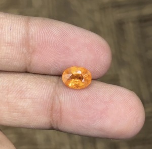 Granat Spessartite naturel, 8x6mm, 2,08 carats, ovale - Product Image 4