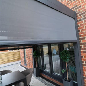 Persiana Enrollable Motorizada con Cierre Automático Resistente al Viento para Balcón, Patio, Restaurante y Protección Contra la Intemperie - Product Image 6