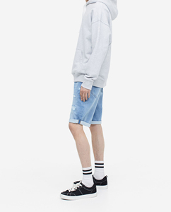 กางเกงยีนส์เดนิมสีพื้นเรียบแบบสวมใส่สบาย ดีไซน์ล่าสุด พร้อมแถบข้าง ราคาขายส่ง รับผลิตตามแบบ - Product Image 6