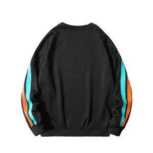 Men's Fashionable 100% Cotton Pullover Sweatshirt Regular Fit Adjustable Drawstrings Daily <b>Winter</b> Wholesale XS Fleece Solid - Product Image 2