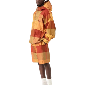 Ensemble coupe-vent vintage pour homme, réfléchissant et néon, veste et short deux pièces avec logo personnalisé - Product Image 3