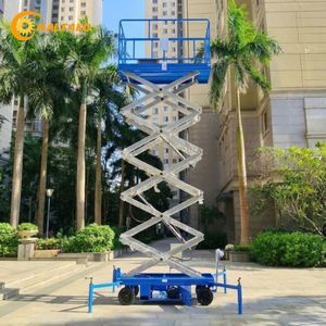 Naltako NXNN-4M 3M Electric Scissor Lift Platform 300kg 220V <b>Towable</b> Aerial Platform for Facility Maintenance - Product Image 3