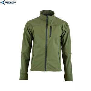 Heavy Duty Workwear Soft Shell Industrial Safety <b>Jacket</b> with Stand Collar Front Pocket Hooded Design - Product Image 5