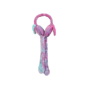 Plush <b>Ear</b> <b>Muffs</b> With Attached Scarf In Pastel Colors For Warmth And Style - Product Image 3