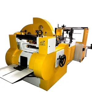 Bagmac Hot Sale V-bottom Hand holding Paper Bag Making Machine With online Flexo Printing Machine