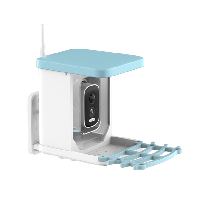 Smart Bird Feeder with Rechargeable Battery and 2.5K Camera